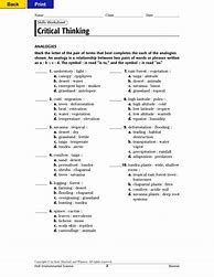 Image result for Critical Thinking Questions for Students