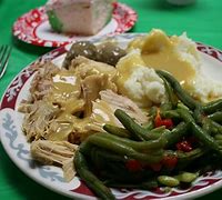 Image result for Plated Christmas Dinner