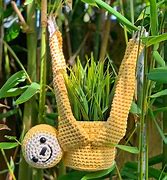 Image result for Sloth Crochet Plant Holder