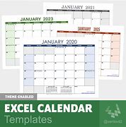 Image result for Microsoft Excel Calendar Template