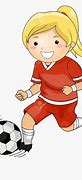 Image result for Girls Playing Soccer Clip Art