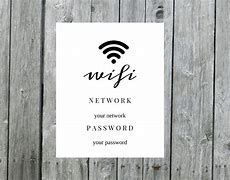 Image result for Wi-Fi Password Sign for Conference Toom