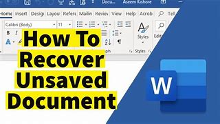 Image result for Recover Unsaved PDF File