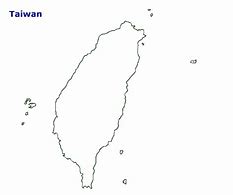 Image result for Outline of Taiwan