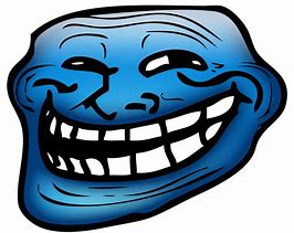 Image result for Troll Meme Face Blue