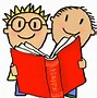 Image result for Children with Books Clip Art