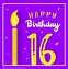Image result for Happy 16 Birthday Wishes