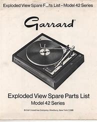 Image result for Garrard Turntable A27 C114 Diagram