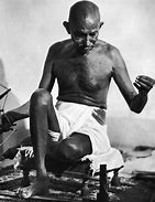 Image result for Gandhi Spinning