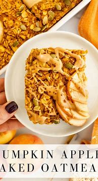 Image result for Pumpkin Apple Baked Oatmeal