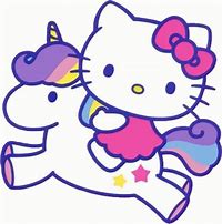 Image result for Hello Kitty Unicorn Screensaver