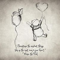 Image result for Winnie the Pooh Sayings Quotes Black and White