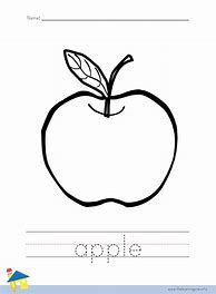 Image result for A Is for Apple Worksheet Preschool