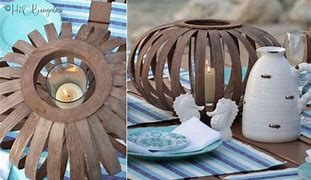 Image result for What Can I Put in Outdoor Candle Holders