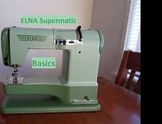 Image result for Elna Supermatic Sewing Machine
