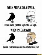 Image result for Feeding Ravens Meme