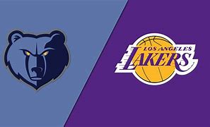 Image result for Los Angeles Lakers vs Memphis Grizzlies Wednesday