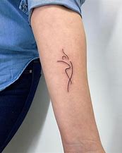Image result for Thin Line Dance Tattoo