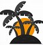 Image result for Curved Palm Tree Silhouette