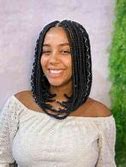 Image result for Medium Size Box Braids Styles
