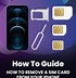 Image result for How to Remove Sim Card From iPhone 6