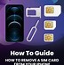 Image result for How to Get a Sim Card Out of iPhone