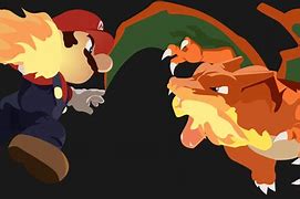 Image result for Mario vs Charizard