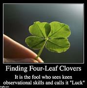 Image result for Four Leaf Clover Meme