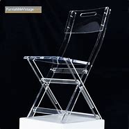 Image result for Outdoor Folding Lucite Chair