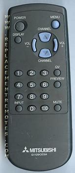 Image result for Mitsubishi TV Remote