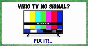 Image result for Vizio TV No Signal Blue Screen