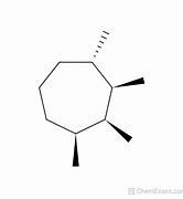 Image result for 1 2 3 4 Tetramethylcycloheptane