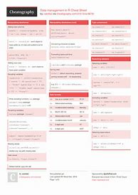 Image result for R Data Table Cheat Sheet