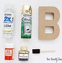 Image result for DIY Glitter Letters