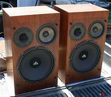 Image result for Tower Speakers with Dual 12-Inch Woofer Vintage
