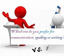 Image result for Difference Between Oral and Written Communication