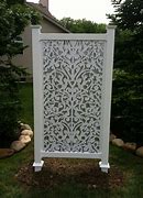 Image result for White Outdoor Privacy Screen