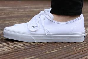 Image result for White Leather Vans Shoes