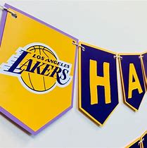 Image result for Lakers Birthday Banner
