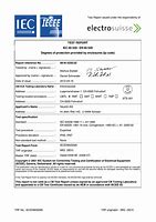 Image result for IEC 60529 Report
