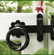Image result for Rustic Gate Latch Garden