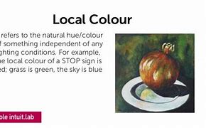 Image result for Local Color Meaning