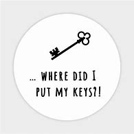 Image result for Wher Did I Keep My Keys