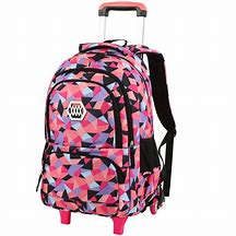 Image result for Girls Rolling School Bags