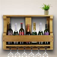 Image result for Wall Wine Rack