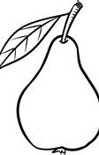 Image result for Pear in Black and White with Shading
