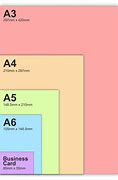 Image result for A3 A4 A5 Paper Size