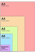 Image result for Paper Sizing Chart
