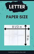Image result for Letter Paper Size in Inches