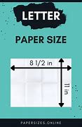 Image result for letters paper sizes